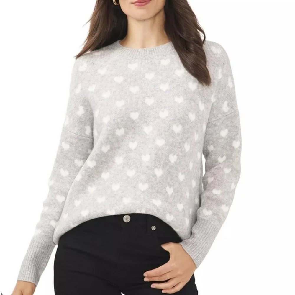 Vince Camuto Heart Sweater